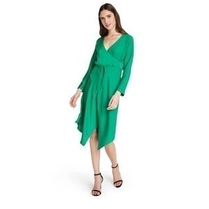 Cushnie For Target Emerald Faux Wrap Dress Size 6